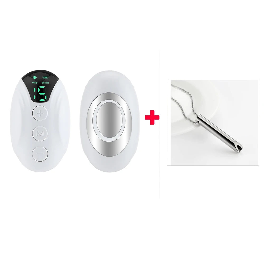 Handheld EMS Microcurrent Sleep Aid Device – 20 Levels Relaxation & Pulse Therapy for Better Sleep