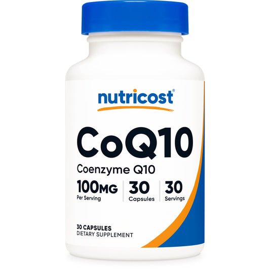 Nutricost CoQ10 100mg Capsules – Antioxidant Support for Energy & Heart Health
