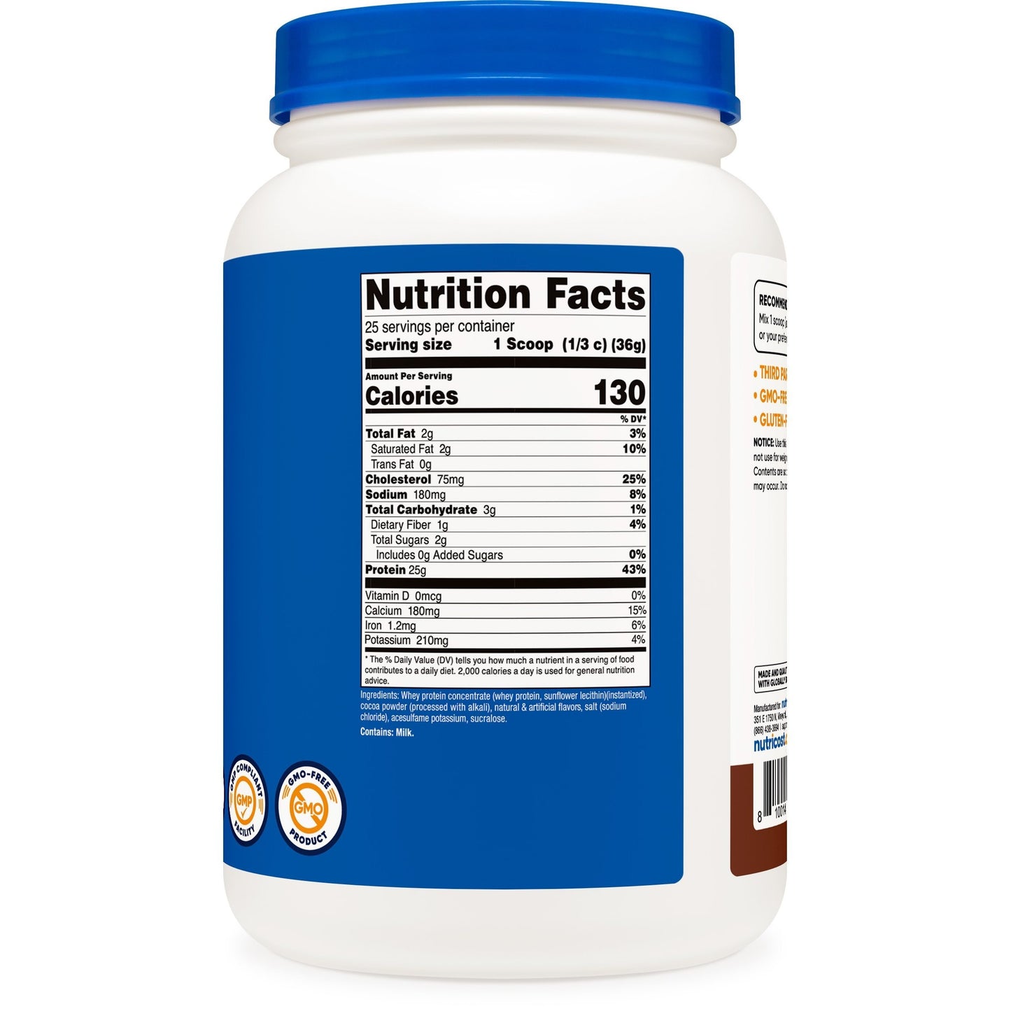 Nutricost Whey Protein Powder – Whey Protein Concentrate for Men & Women