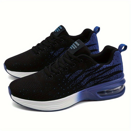 Lightweight Air Cushioned Running Shoes – Breathable Woven Sneakers for Men & Women