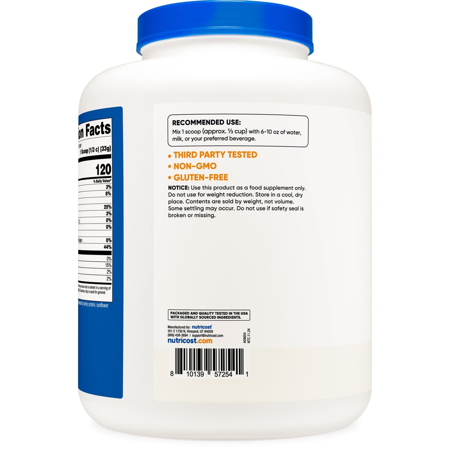 Nutricost Whey Protein Powder – Whey Protein Concentrate for Men & Women