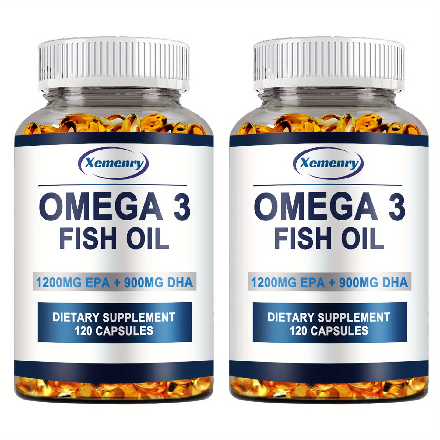 Omega 3 Fish Oil – EPA & DHA Support for Eye, Bone & Joint Health (120 Softgels)