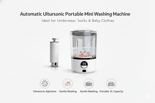 Automatic 2L Portable Mini Washing Machine – Washer for Underwear