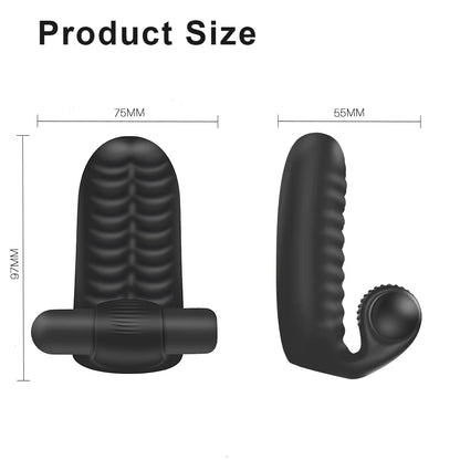 Finger Sleeve Vibrator – G-Spot Massage & Clitoral Stimulation Sex Toy