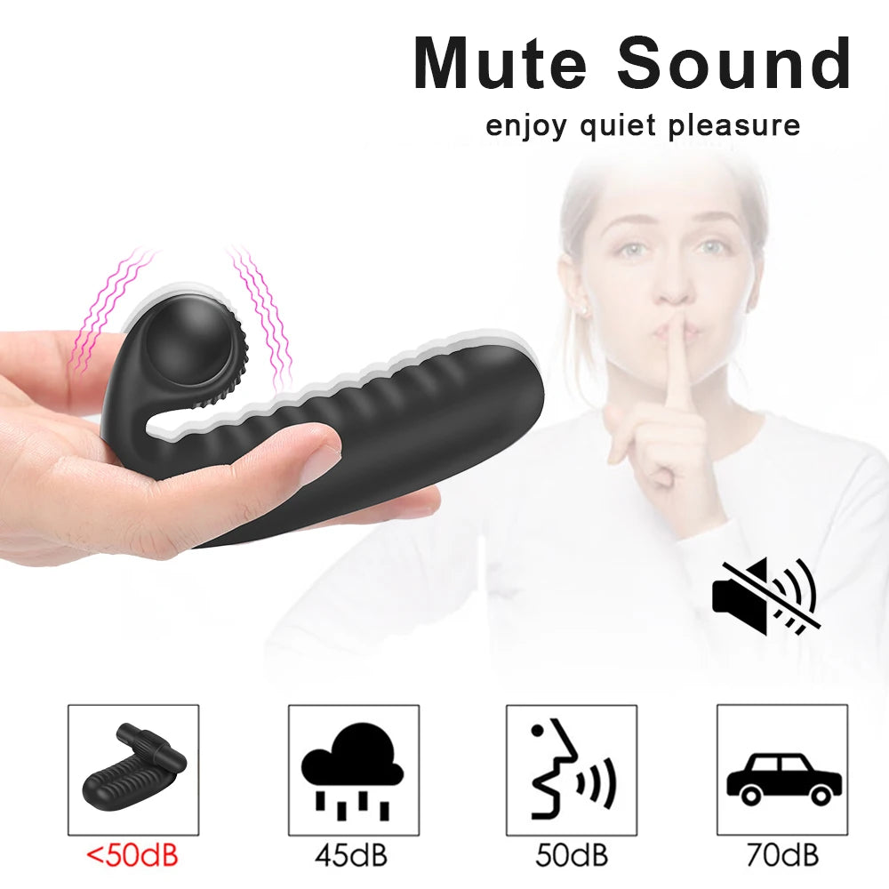 Finger Sleeve Vibrator – G-Spot Massage & Clitoral Stimulation Sex Toy