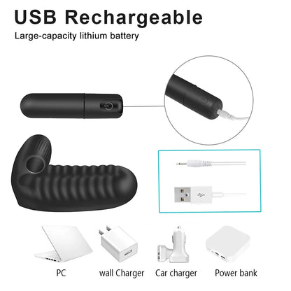 Finger Sleeve Vibrator – G-Spot Massage & Clitoral Stimulation Sex Toy