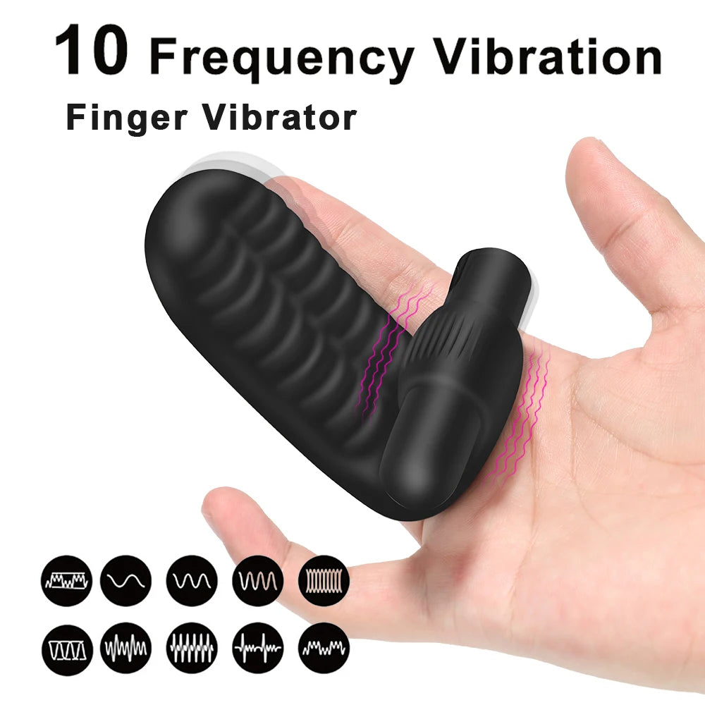 Finger Sleeve Vibrator – G-Spot Massage & Clitoral Stimulation Sex Toy