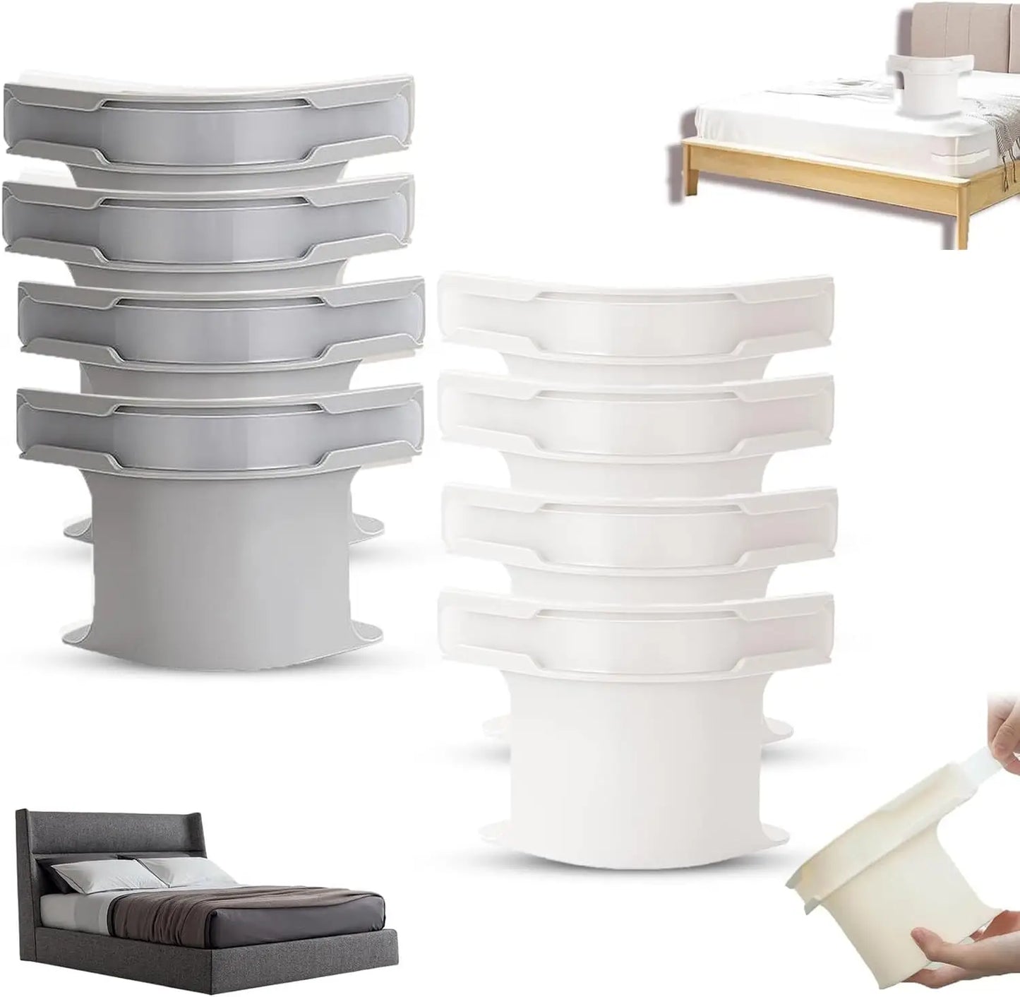 Universal Bedsheet Corner Tightener Clips – Invisible Heavy-Duty Mattress Sheet Holder Straps