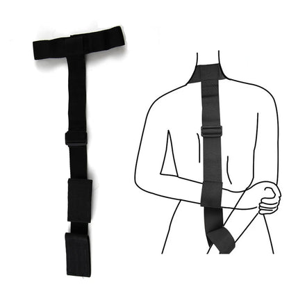 BDSM Bondage Harness Set – Adjustable Wrist & Ankle Cuffs with Mouth Gag for Couples Roleplay