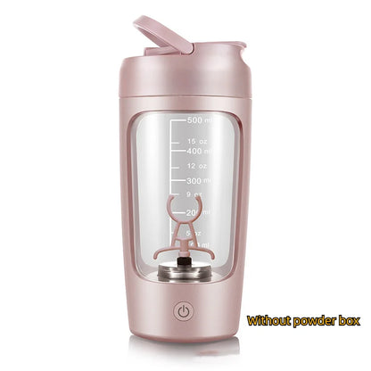 650ml USB Electric Protein Shaker Bottle – Rechargeable Automatic Mixing Cup for Gym & Fitness