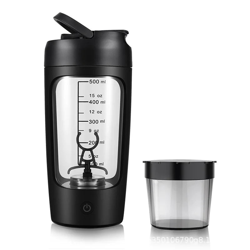 650ml USB Electric Protein Shaker Bottle – Rechargeable Automatic Mixing Cup for Gym & Fitness