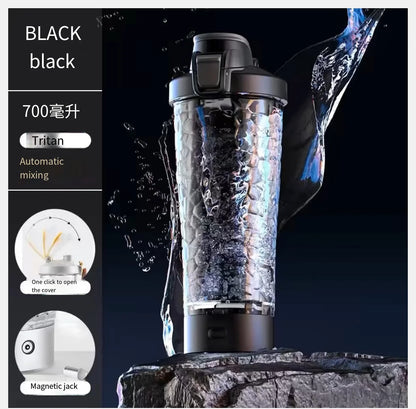 650ml USB Electric Protein Shaker Bottle – Rechargeable Automatic Mixing Cup for Gym & Fitness