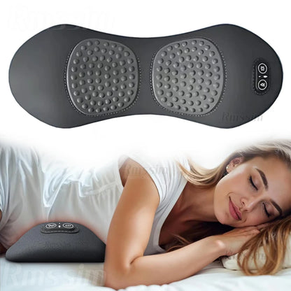 Back Pillow Bed Sleeping Waist Protection Pad Lying Flat Waist Relief Waist Support Heating Vibrating Electric Massage Pillow