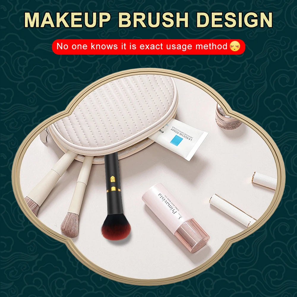 Makeup Brush G-Spot Vibrator – Rechargeable AV Massager & Stimulator