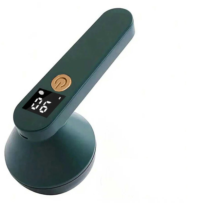 USB Rechargeable Hair Removal Ball – Portable Lint & Fabric Shaver with Digital Display