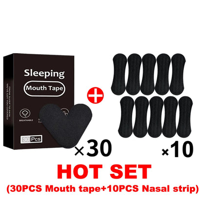 Sleeping Mouth Tape (30 / 300 PCS) – Gentle Breathing Strips to Support Nose Breathing & Reduce Mouth Dryness