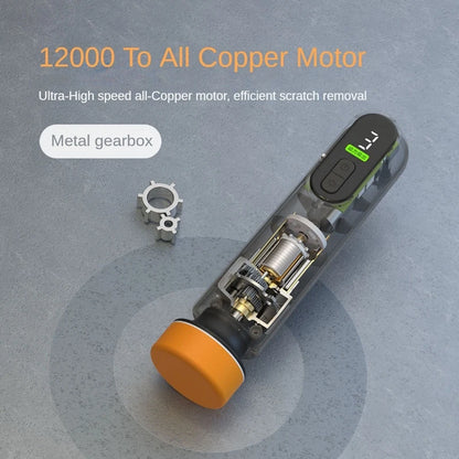 LEIBOO Wireless Car Waxing & Polishing Machine 12000RPM – Scratch Repair & Glass Oil Film Remover