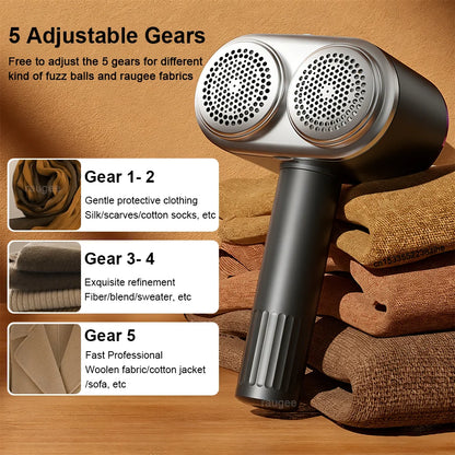 Professional Lint Remover for Clothes – USB Rechargeable Electric Fabric Shaver