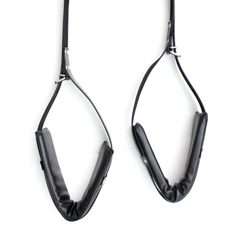 BDSM Bondage Harness Set – Adjustable Wrist & Ankle Cuffs with Mouth Gag for Couples Roleplay