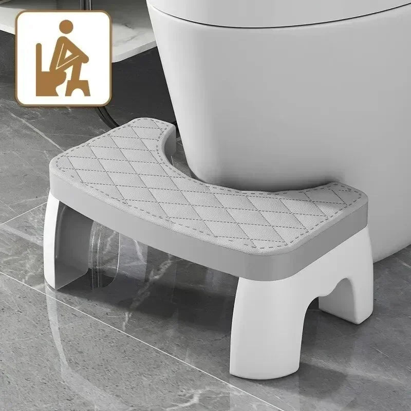 Waterproof Toilet Foot Stool Squatty Potty – Ergonomic Squat Stool for Adults, Kids & Pregnant Women