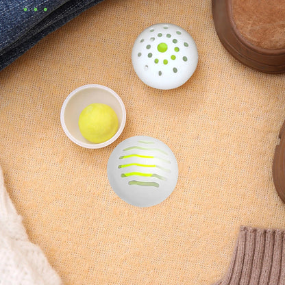 6–30pcs Shoe Deodorant Balls – Jasmine Scent Long-Lasting Fresheners for Shoes, Closet & Toilet