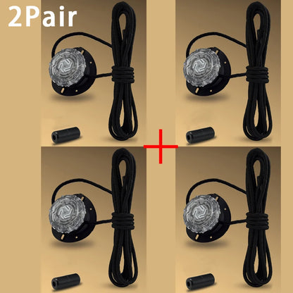 No-Tie Shoelaces with Swivel Buckle – Automatic Elastic Laces for Sneakers Kids & Adults