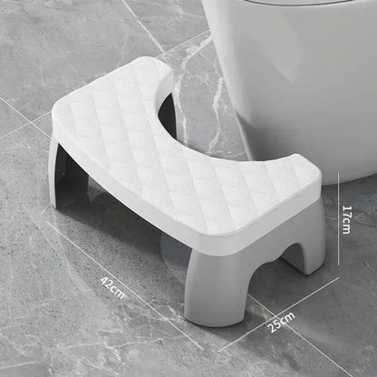 Waterproof Toilet Foot Stool Squatty Potty – Ergonomic Squat Stool for Adults, Kids & Pregnant Women