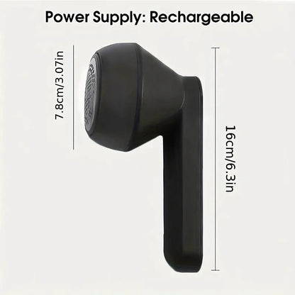USB Rechargeable Hair Removal Ball – Portable Lint & Fabric Shaver with Digital Display
