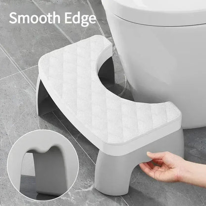 Waterproof Toilet Foot Stool Squatty Potty – Ergonomic Squat Stool for Adults, Kids & Pregnant Women