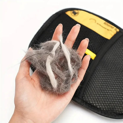 2-Pack Reusable Lint Remover Brushes & Static Glove – Pet Hair Remover for Furniture & Clothing