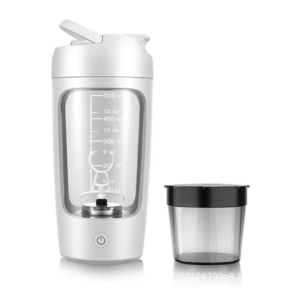 650ml USB Electric Protein Shaker Bottle – Rechargeable Automatic Mixing Cup for Gym & Fitness