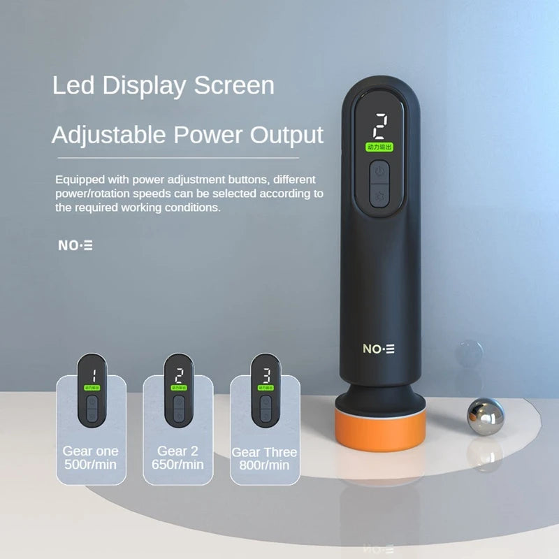 LEIBOO Wireless Car Waxing & Polishing Machine 12000RPM – Scratch Repair & Glass Oil Film Remover