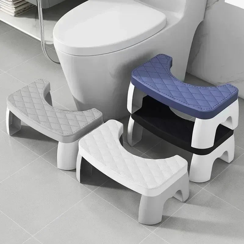 Waterproof Toilet Foot Stool Squatty Potty – Ergonomic Squat Stool for Adults, Kids & Pregnant Women