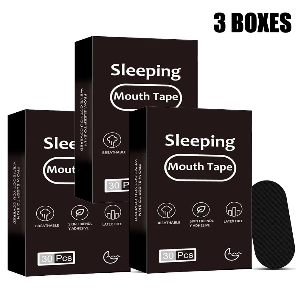 Sleeping Mouth Tape (30 / 300 PCS) – Gentle Breathing Strips to Support Nose Breathing & Reduce Mouth Dryness