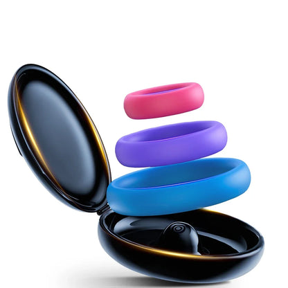 Penis Rings Set for Men, Improved Erection, Delayed Ejaculation, Semen Lock