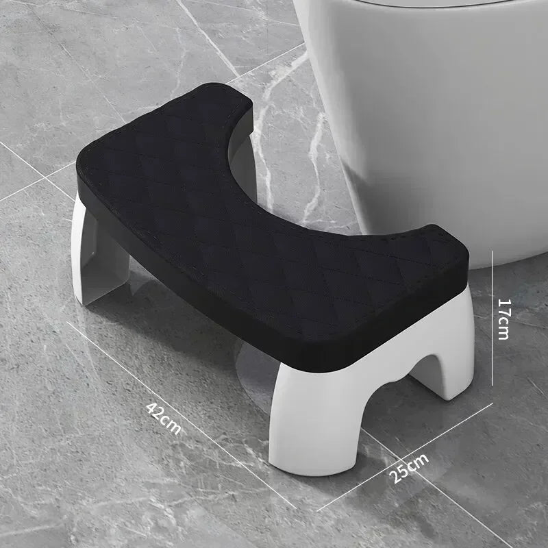Waterproof Toilet Foot Stool Squatty Potty – Ergonomic Squat Stool for Adults, Kids & Pregnant Women