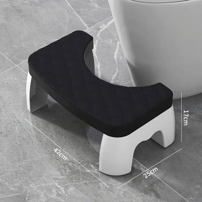 Waterproof Toilet Foot Stool Squatty Potty – Ergonomic Squat Stool for Adults, Kids & Pregnant Women