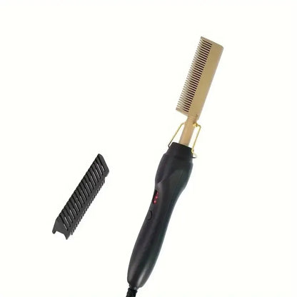 Professional Anti Frizz Electric Straightening Hot Comb