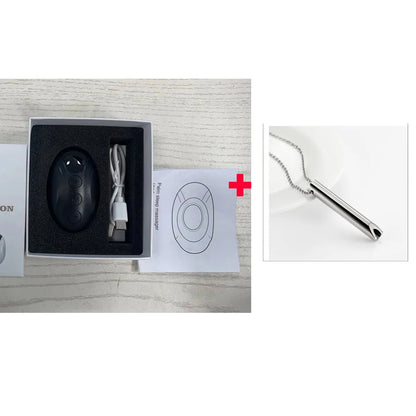 Handheld EMS Microcurrent Sleep Aid Device – 20 Levels Relaxation & Pulse Therapy for Better Sleep