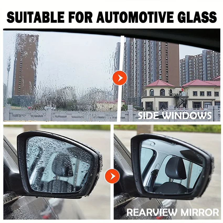Water Repellent Anti-Rain Spray for Car Glass – Hydrophobic Windshield & Mirror Coating