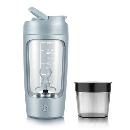 650ml USB Electric Protein Shaker Bottle – Rechargeable Automatic Mixing Cup for Gym & Fitness