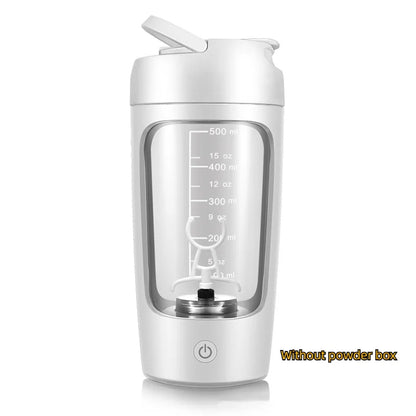 650ml USB Electric Protein Shaker Bottle – Rechargeable Automatic Mixing Cup for Gym & Fitness