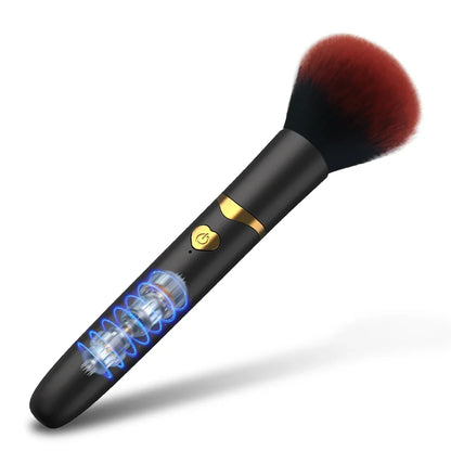 Makeup Brush G-Spot Vibrator – Rechargeable AV Massager & Stimulator