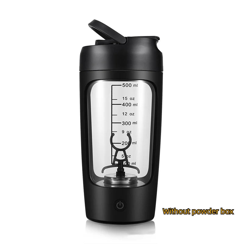 650ml USB Electric Protein Shaker Bottle – Rechargeable Automatic Mixing Cup for Gym & Fitness