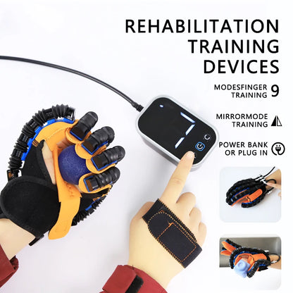 Hand Rehabilitation Robot Gloves – Finger Exercise Trainer for Stroke & Hemiplegia Recovery