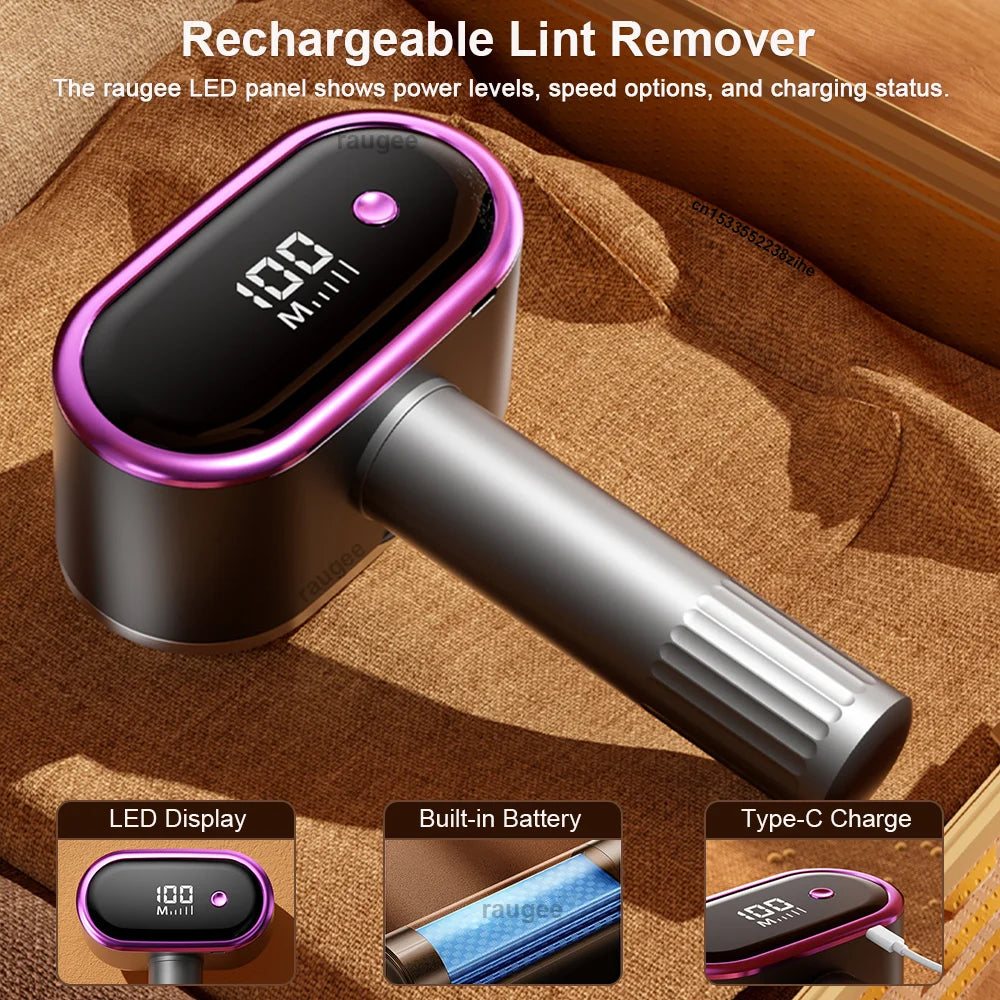 Professional Lint Remover for Clothes – USB Rechargeable Electric Fabric Shaver