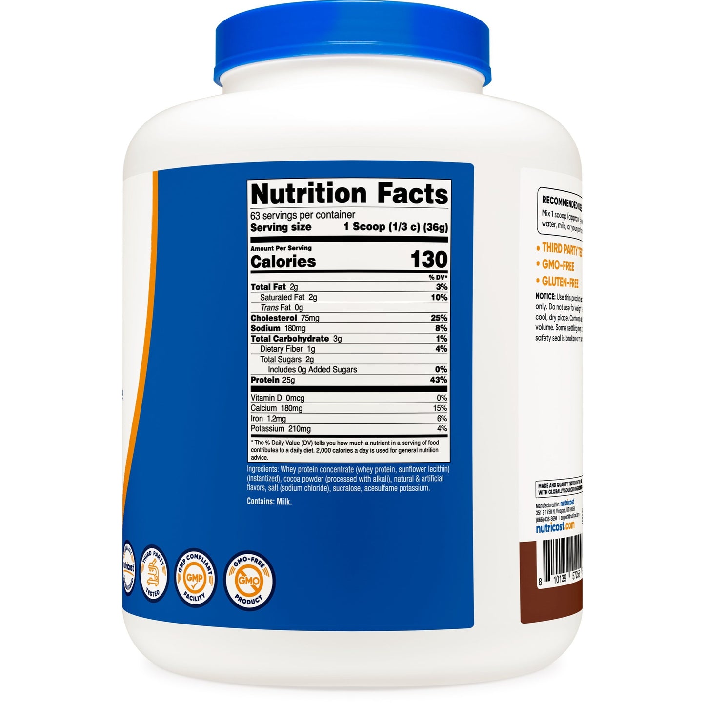 Nutricost Whey Protein Powder – Whey Protein Concentrate for Men & Women