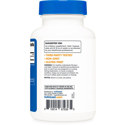 Nutricost L-Theanine 200mg – Double Strength, 240 Capsules