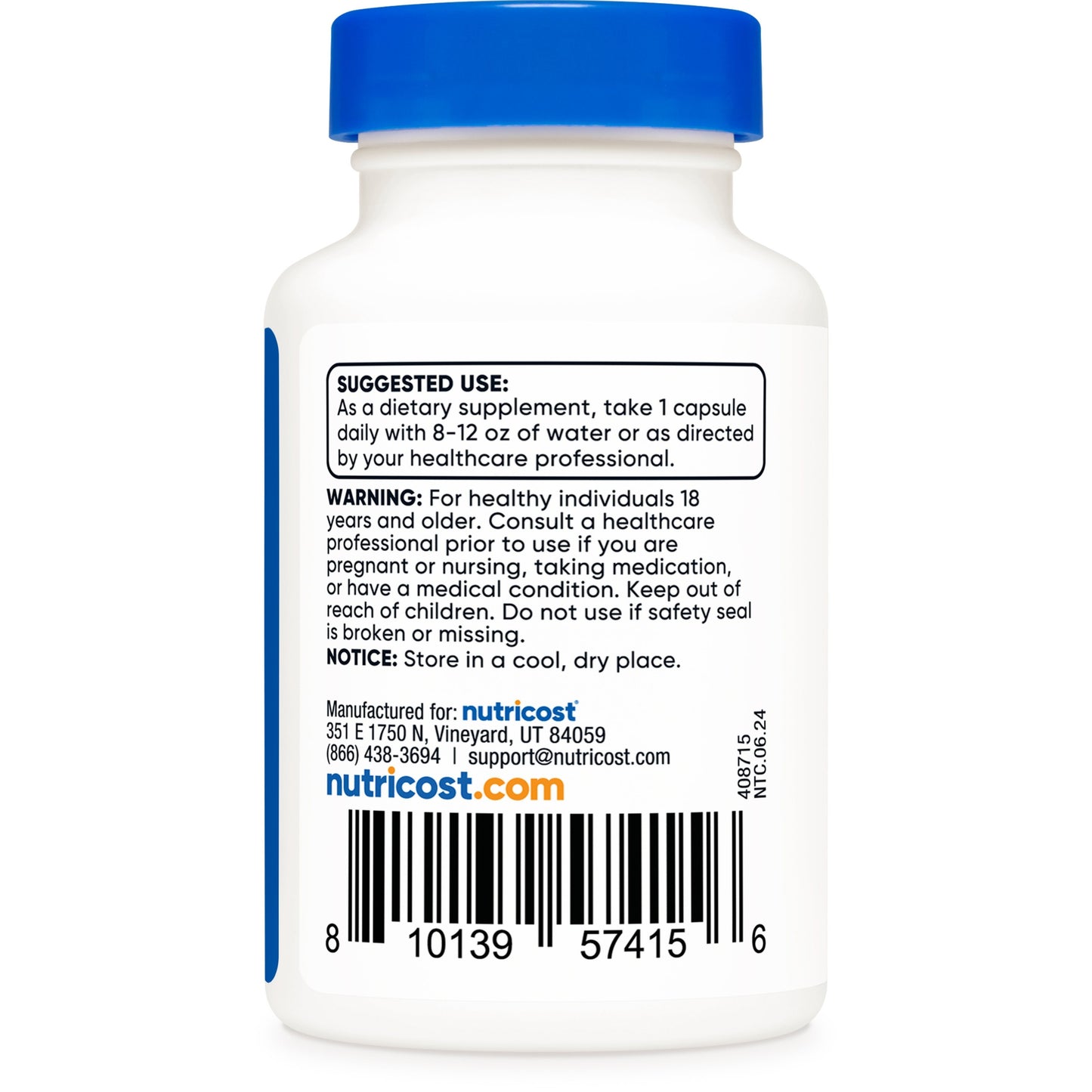 Nutricost CoQ10 100mg Capsules – Antioxidant Support for Energy & Heart Health