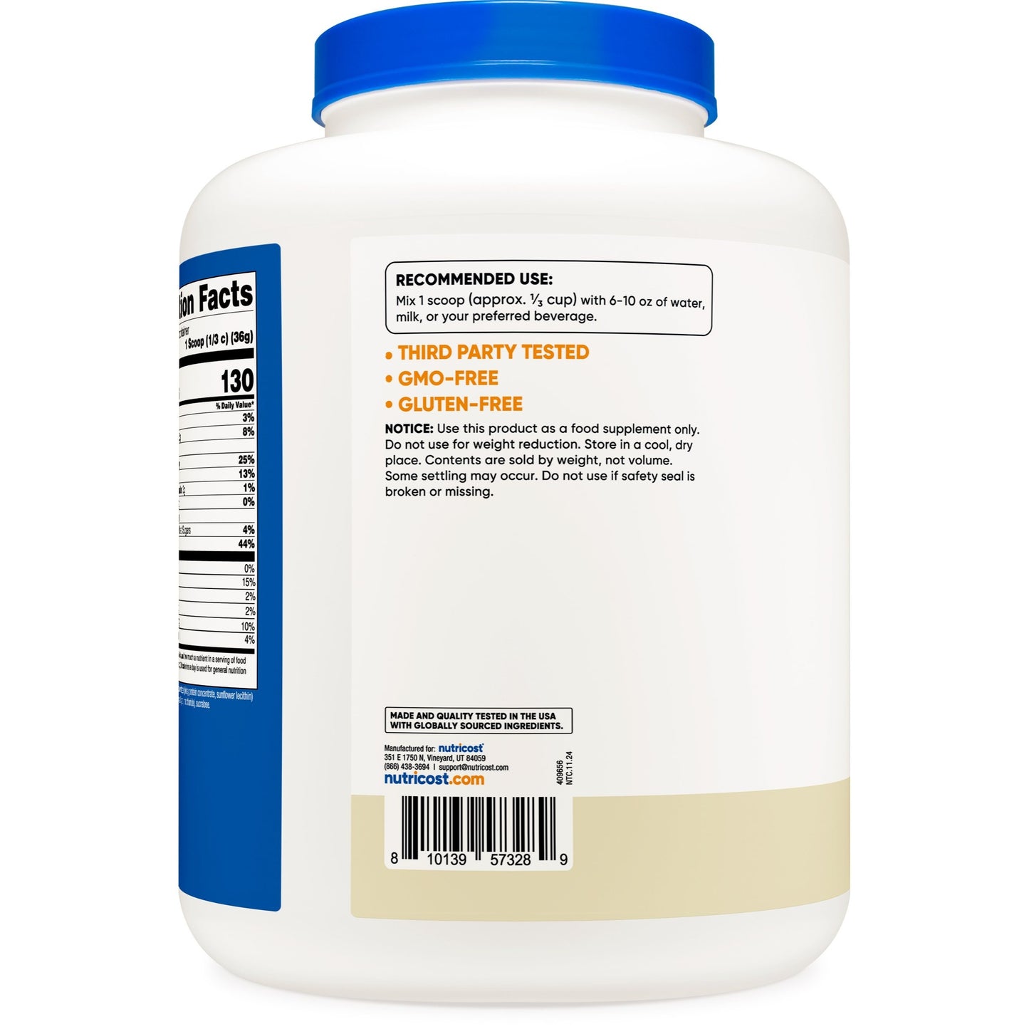 Nutricost Whey Protein Powder – Whey Protein Concentrate for Men & Women